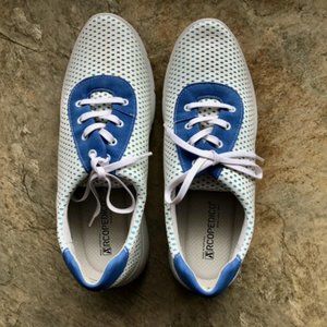 A’rcopedico Juno Lace Up Shoe Brand New in Original Box Womens EU 41 White/Blue
